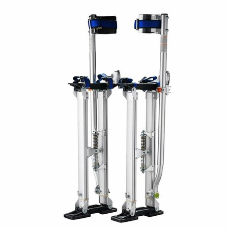 ADICIONES 24 - 40 in. Pentagon Tool Tall Guyz Professional Drywall Stilts for Sheetrock Painting or Cleaning AD2046557